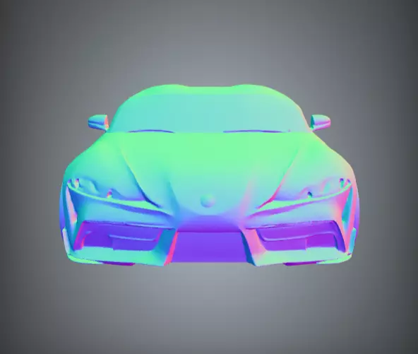 Car model 3D model_0