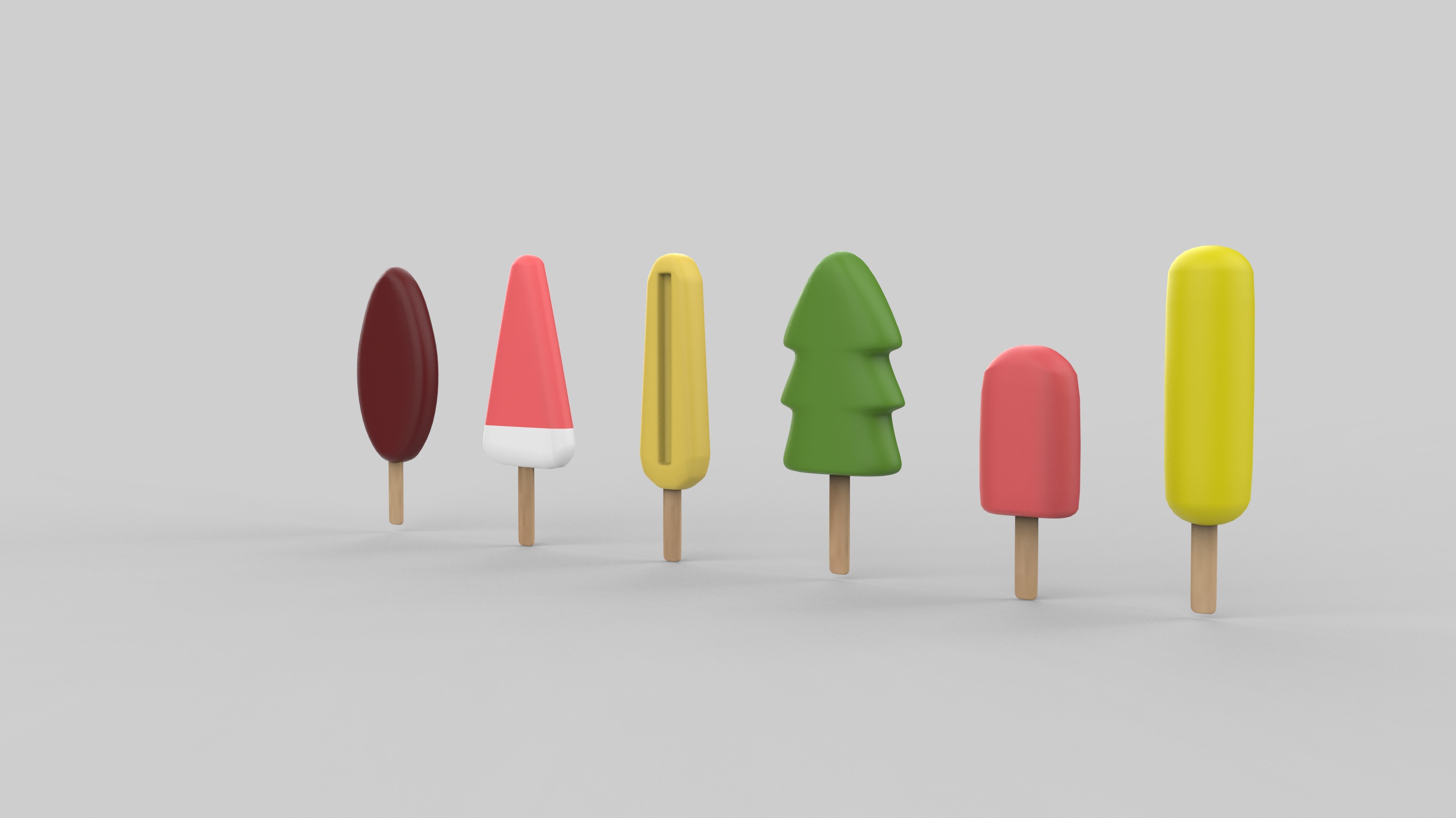 Ice Cream 3D model_6