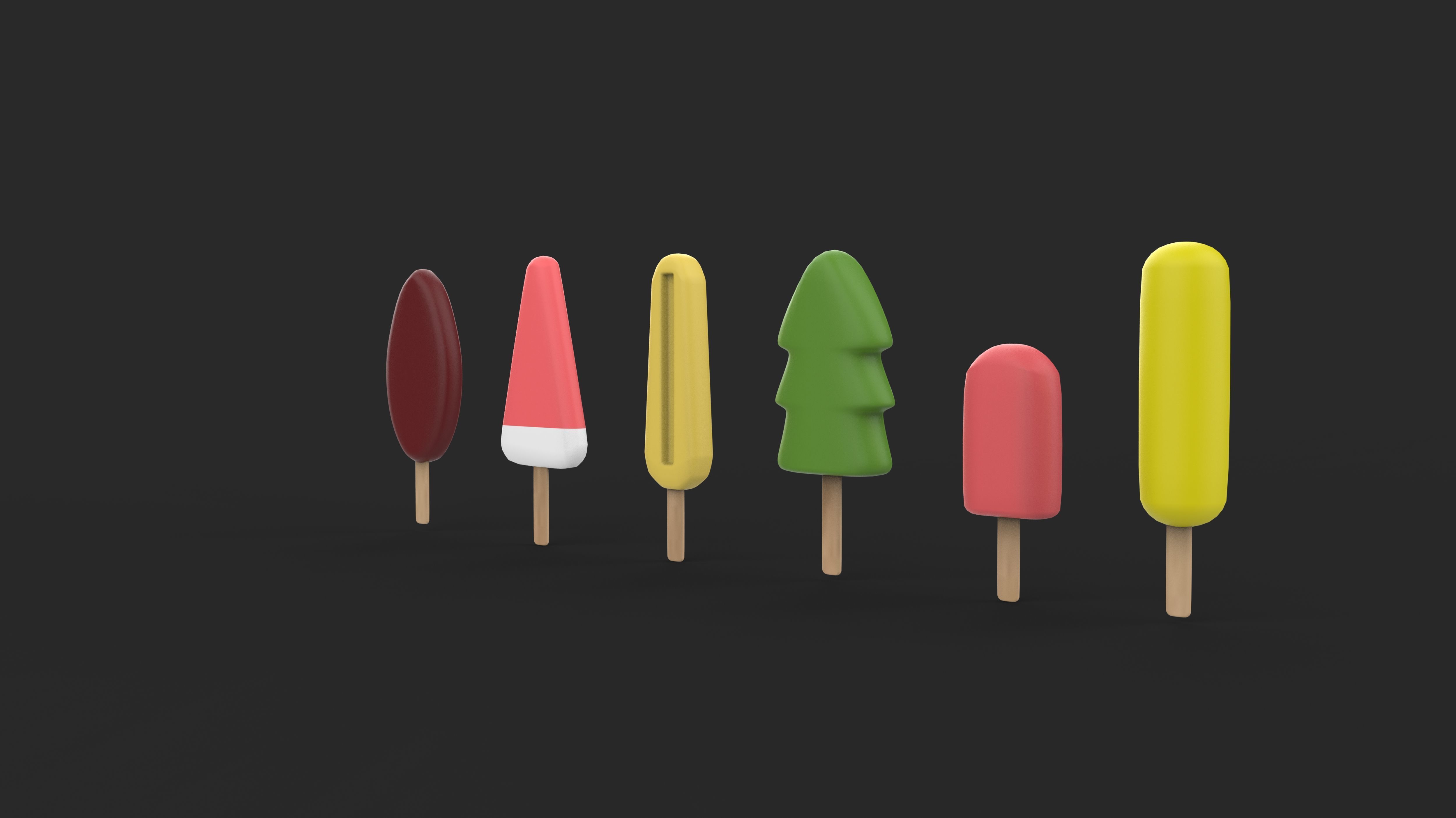 Ice Cream 3D model_3