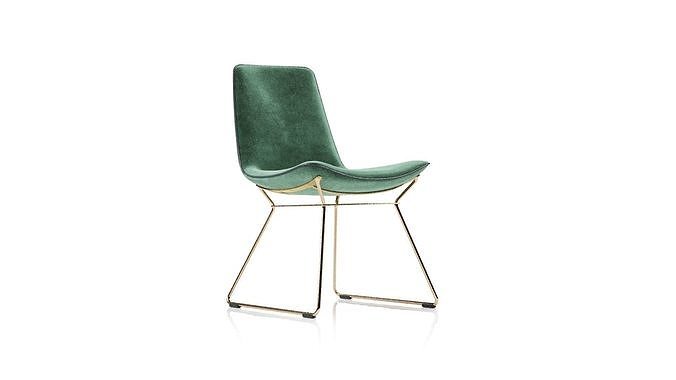 Freifrau Amelie chair basic wire frame 3D model
