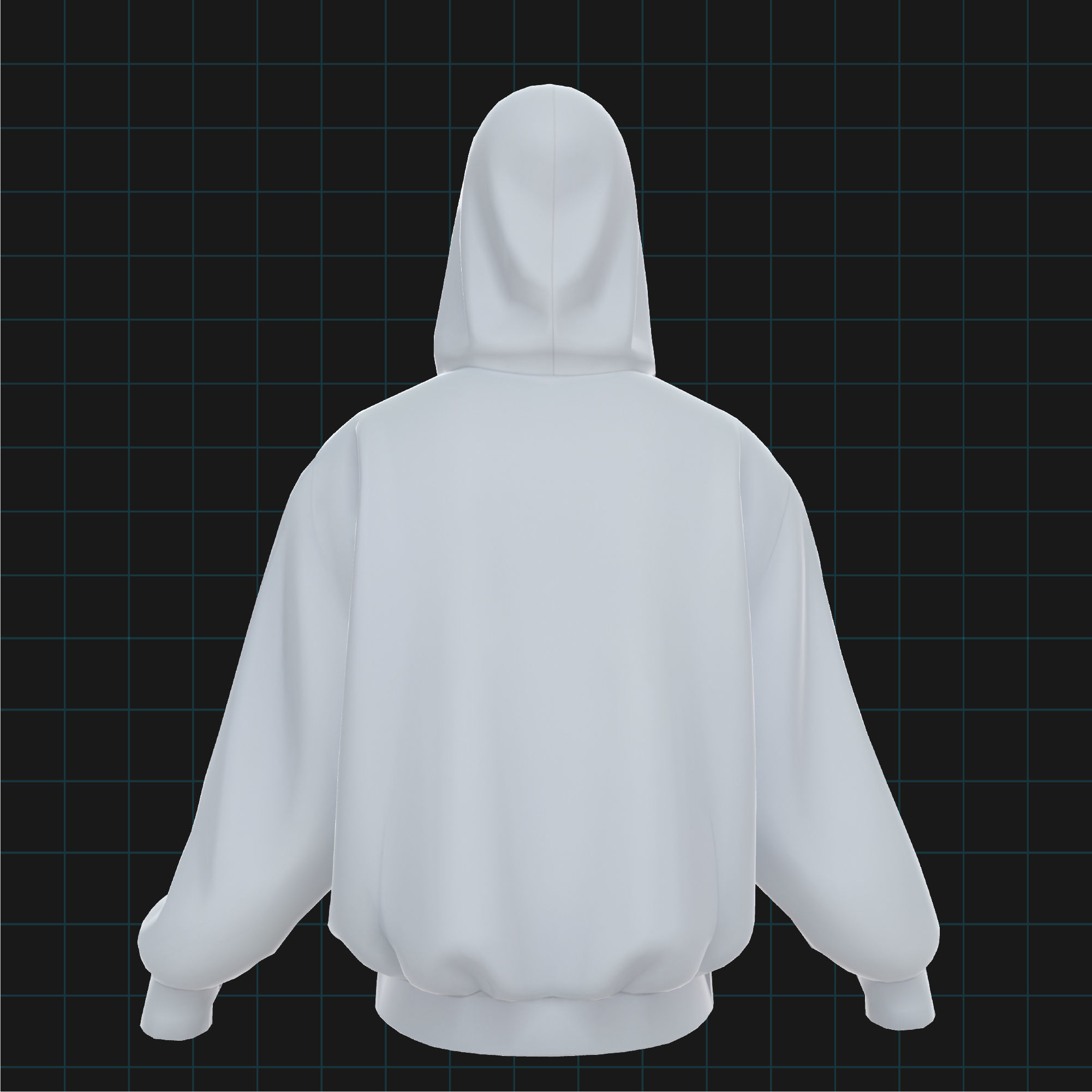 Hoodie Unisex Sweatshirt with Hood 3D print model_3
