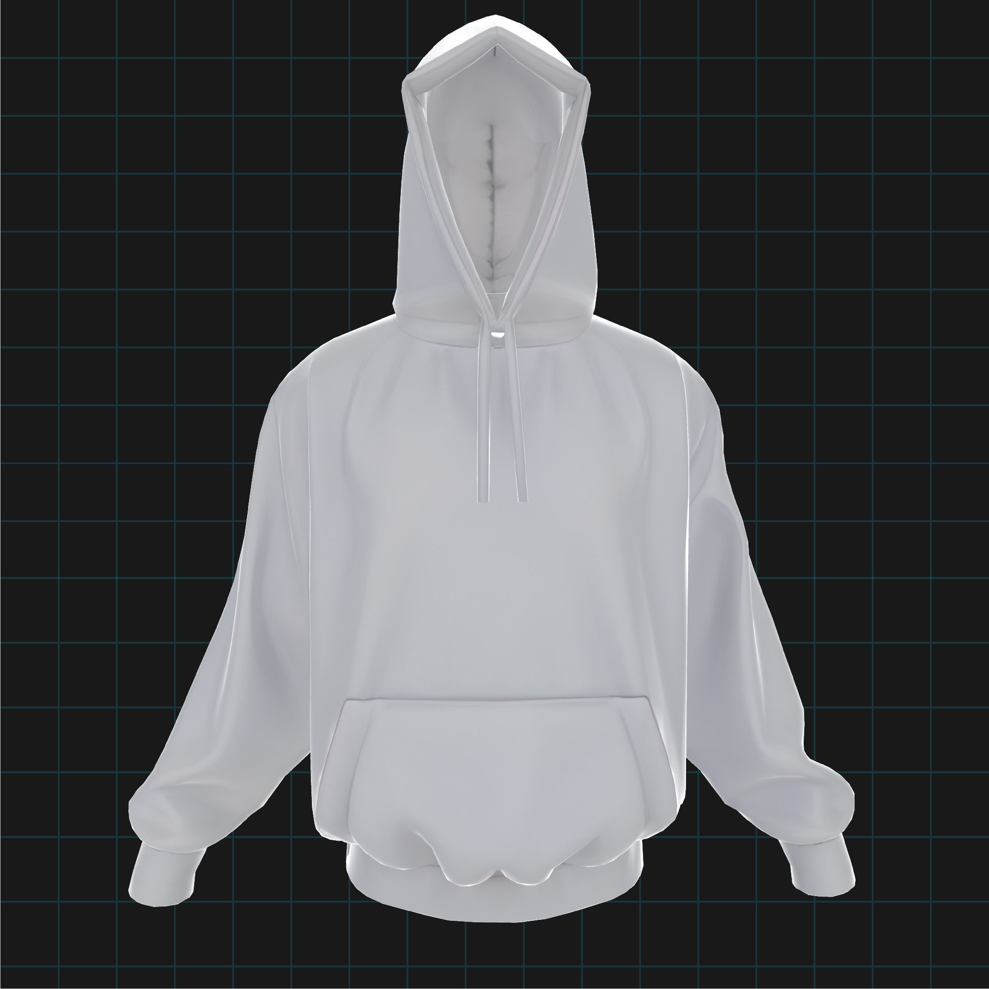 Hoodie Unisex Sweatshirt with Hood 3D print model_1