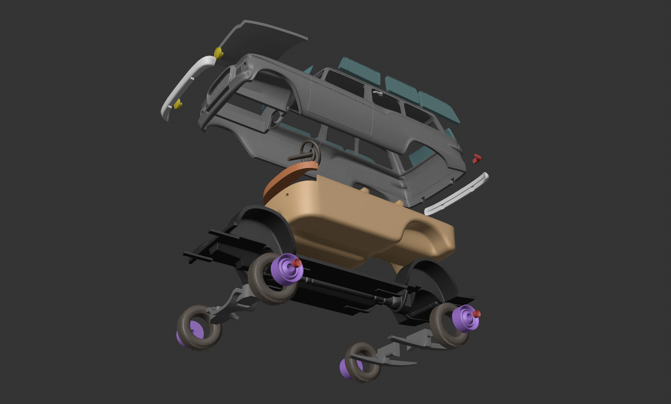 Studebaker Lark VII Station Wagon 1959 3D print model_12