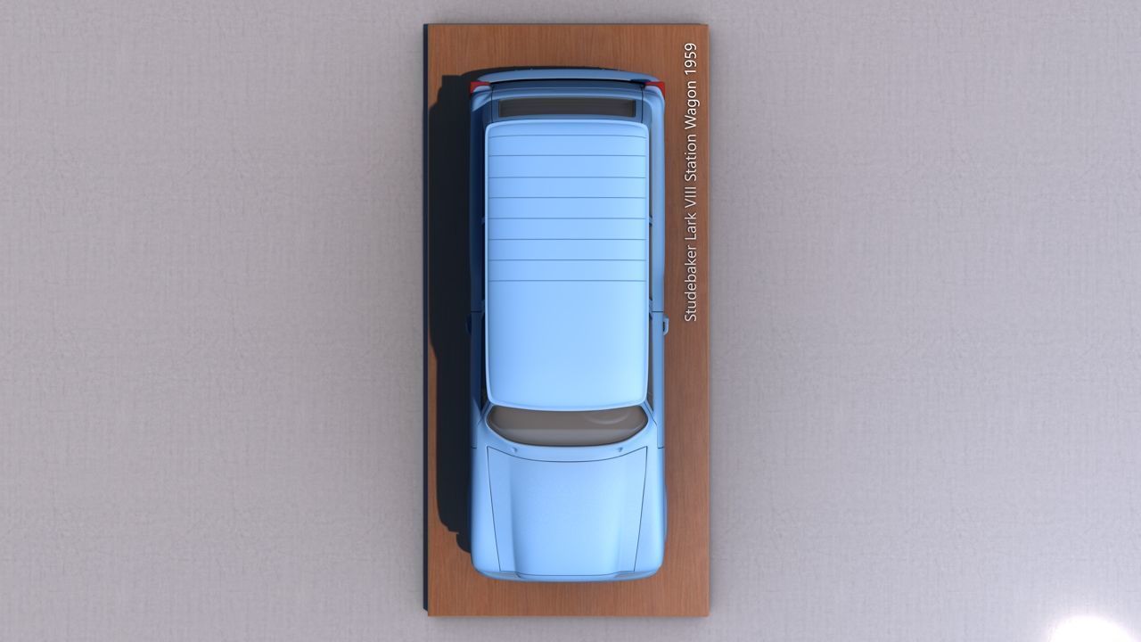 Studebaker Lark VII Station Wagon 1959 3D print model_5