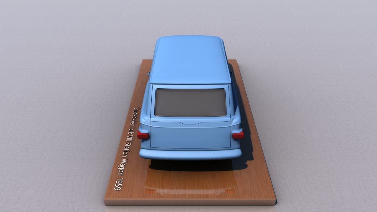 Studebaker Lark VII Station Wagon 1959 3D print model_4