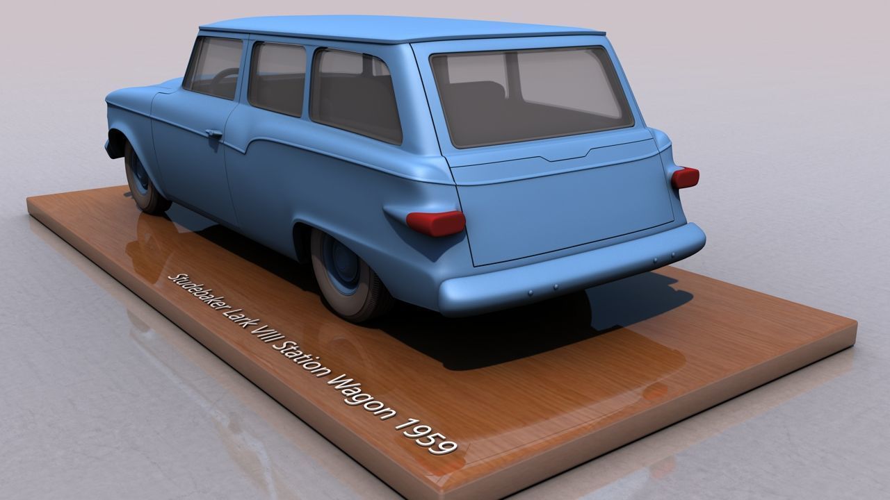Studebaker Lark VII Station Wagon 1959 3D print model_6