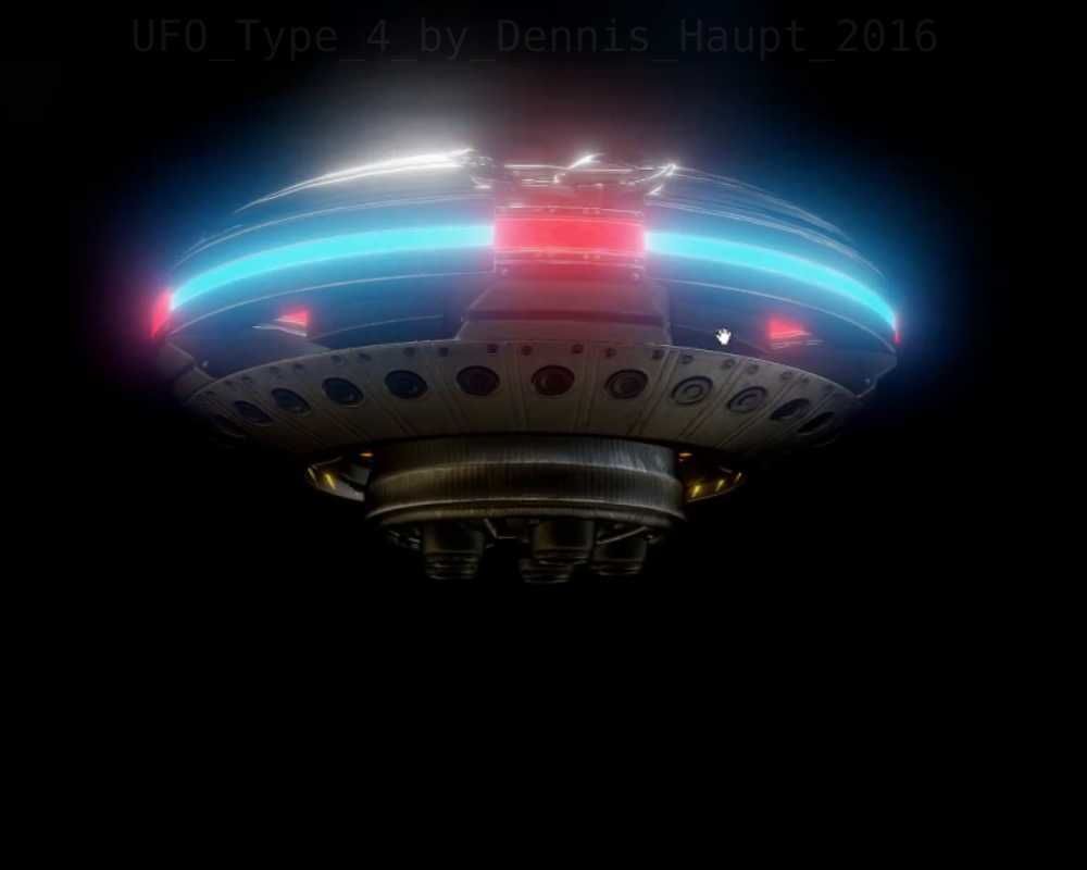 Ufo Pack Low-poly 3D model_53