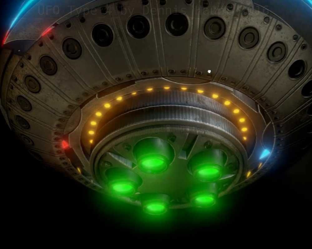 Ufo Pack Low-poly 3D model_42