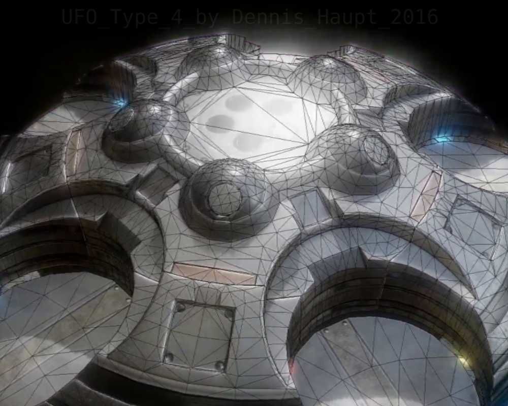 Ufo Pack Low-poly 3D model_69