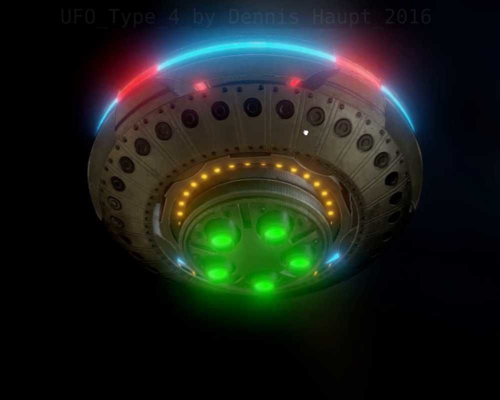 Ufo Pack Low-poly 3D model_51