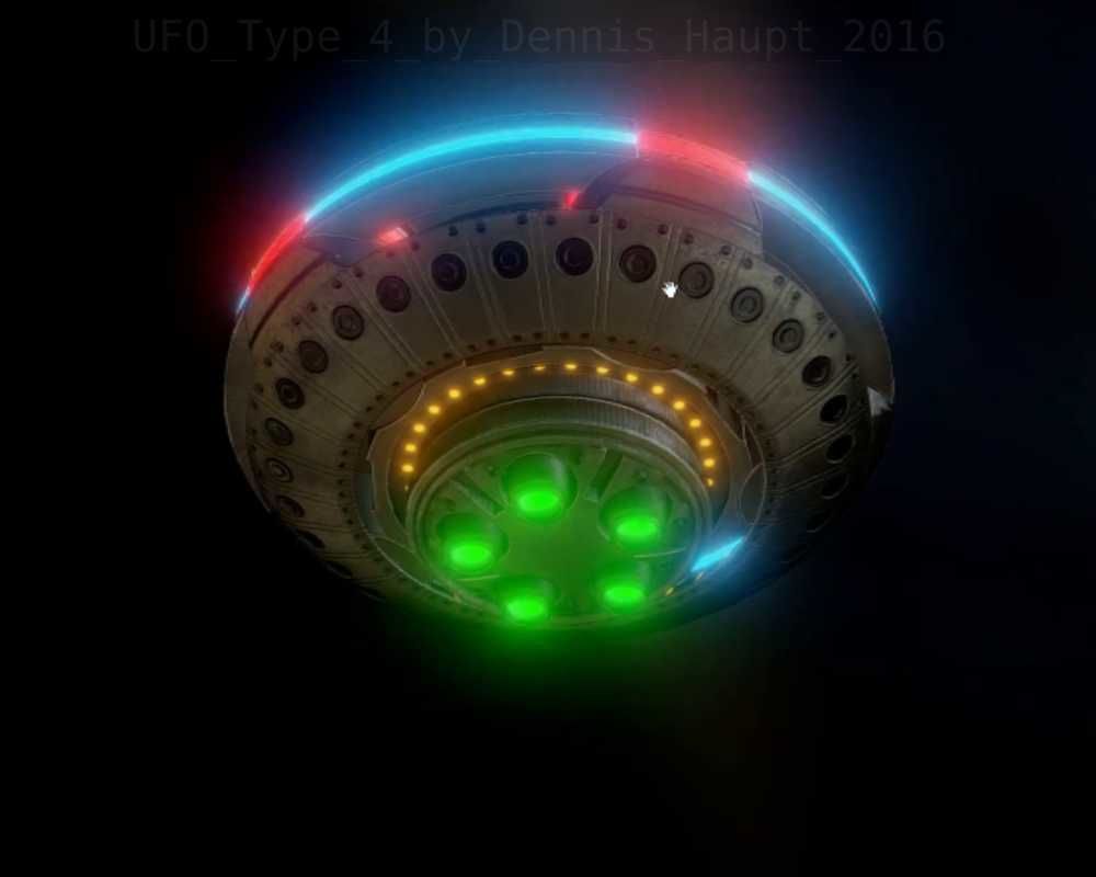 Ufo Pack Low-poly 3D model_49