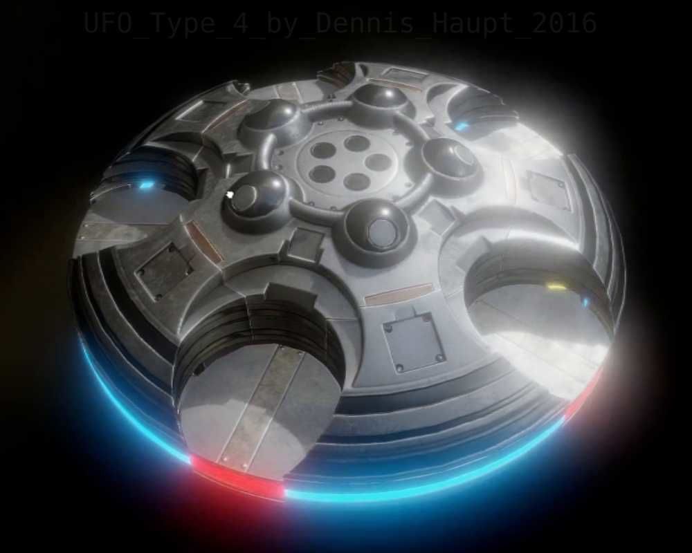 Ufo Pack Low-poly 3D model_32