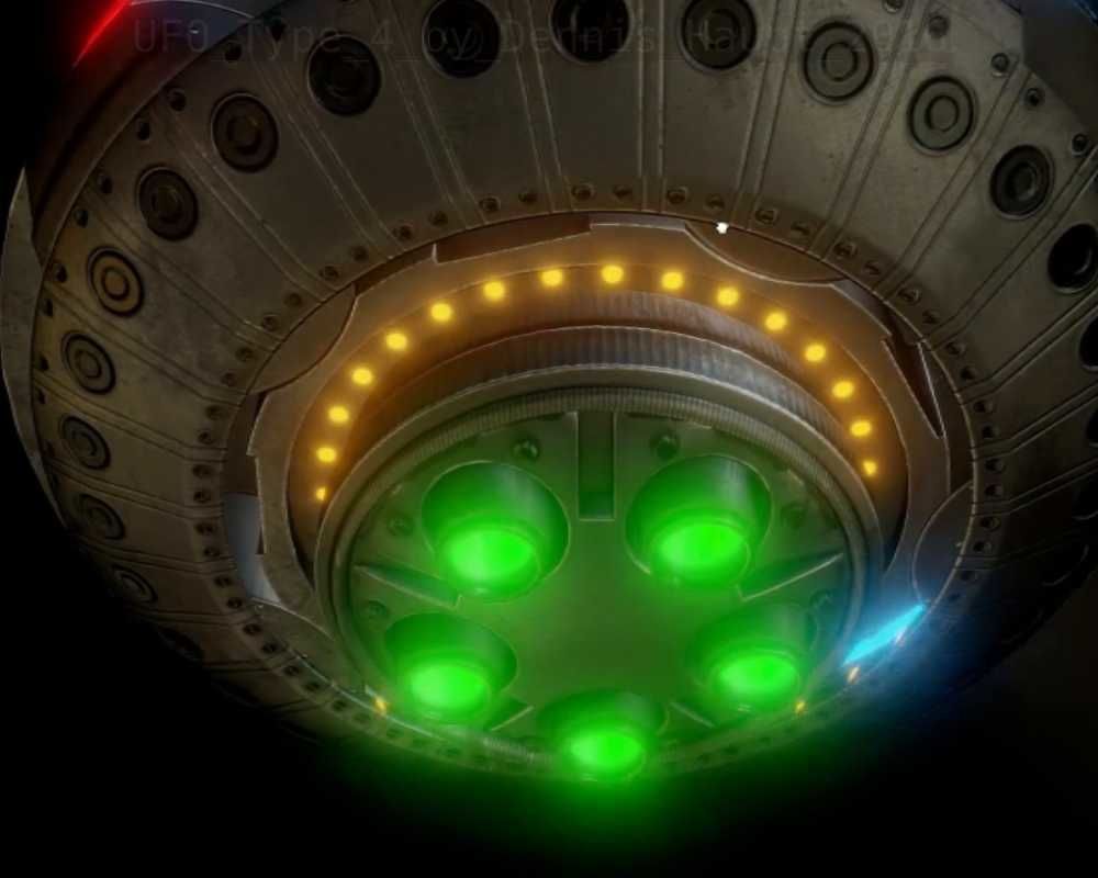 Ufo Pack Low-poly 3D model_46