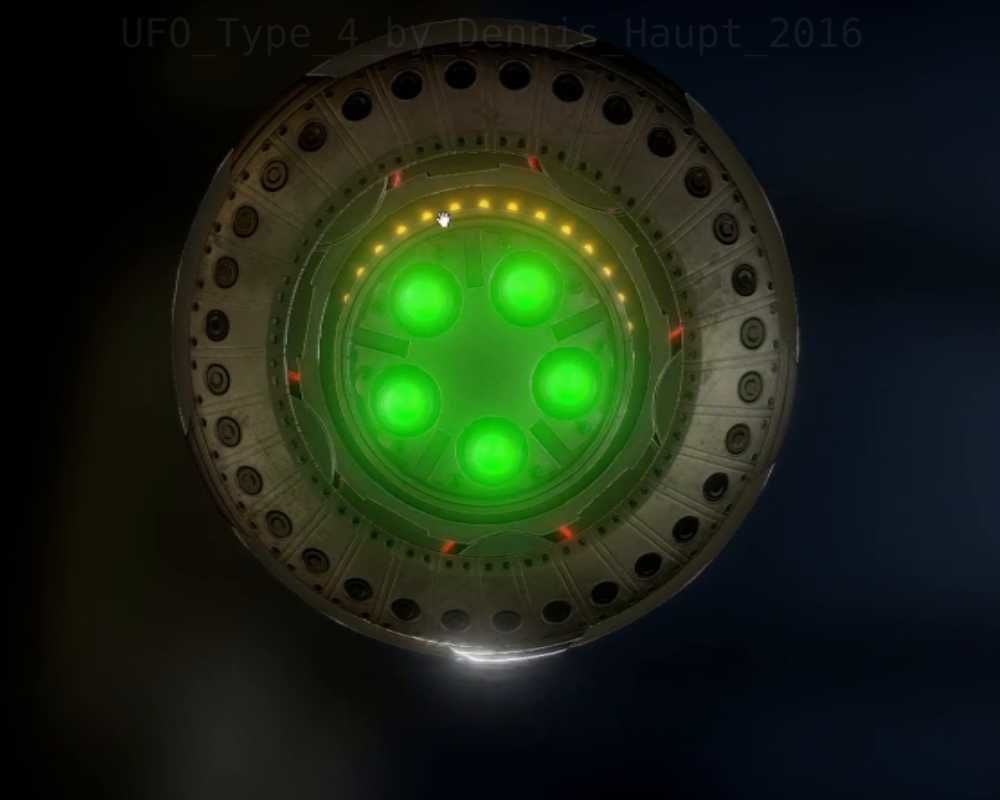 Ufo Pack Low-poly 3D model_65