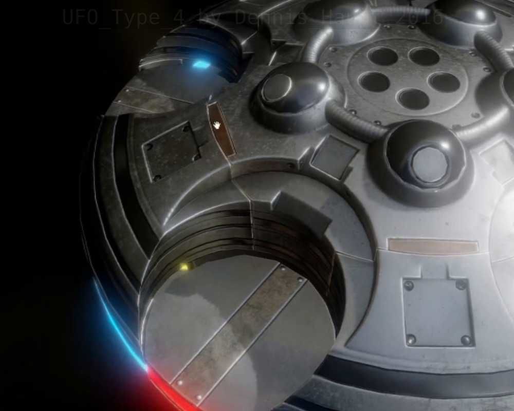 Ufo Pack Low-poly 3D model_40