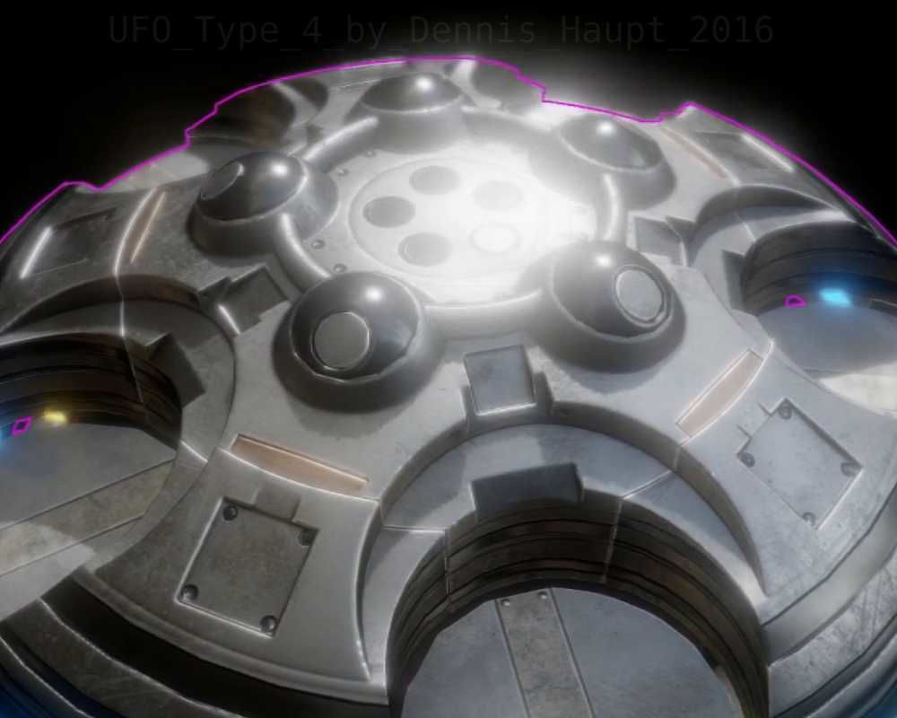 Ufo Pack Low-poly 3D model_67
