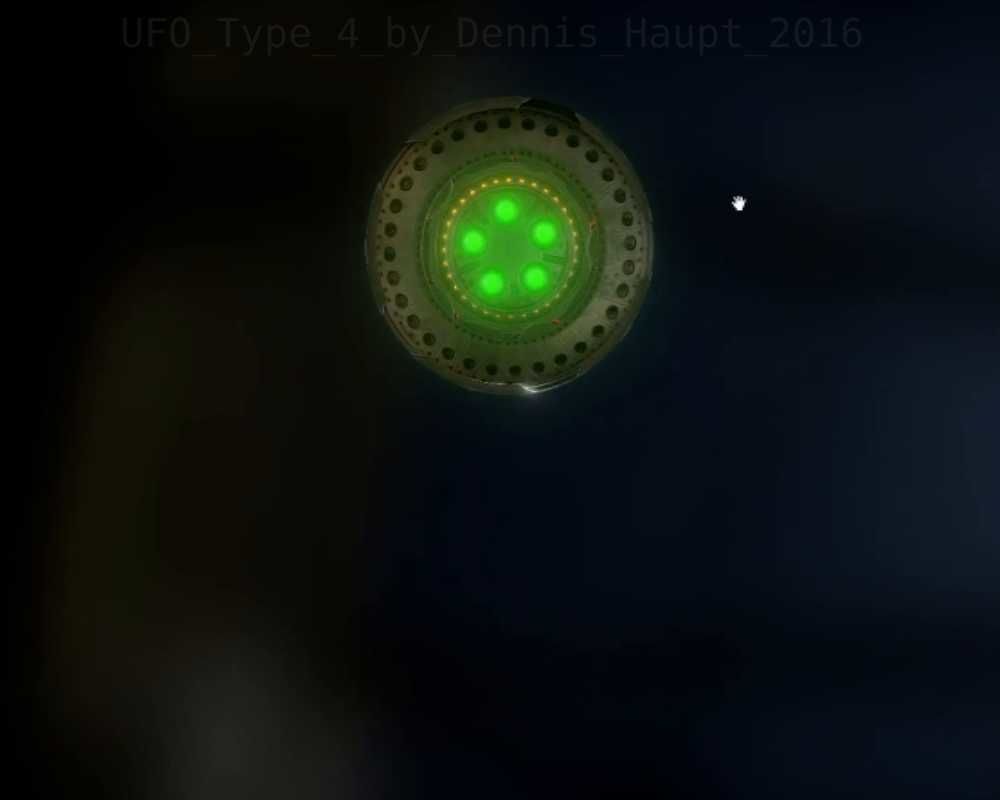 Ufo Pack Low-poly 3D model_62