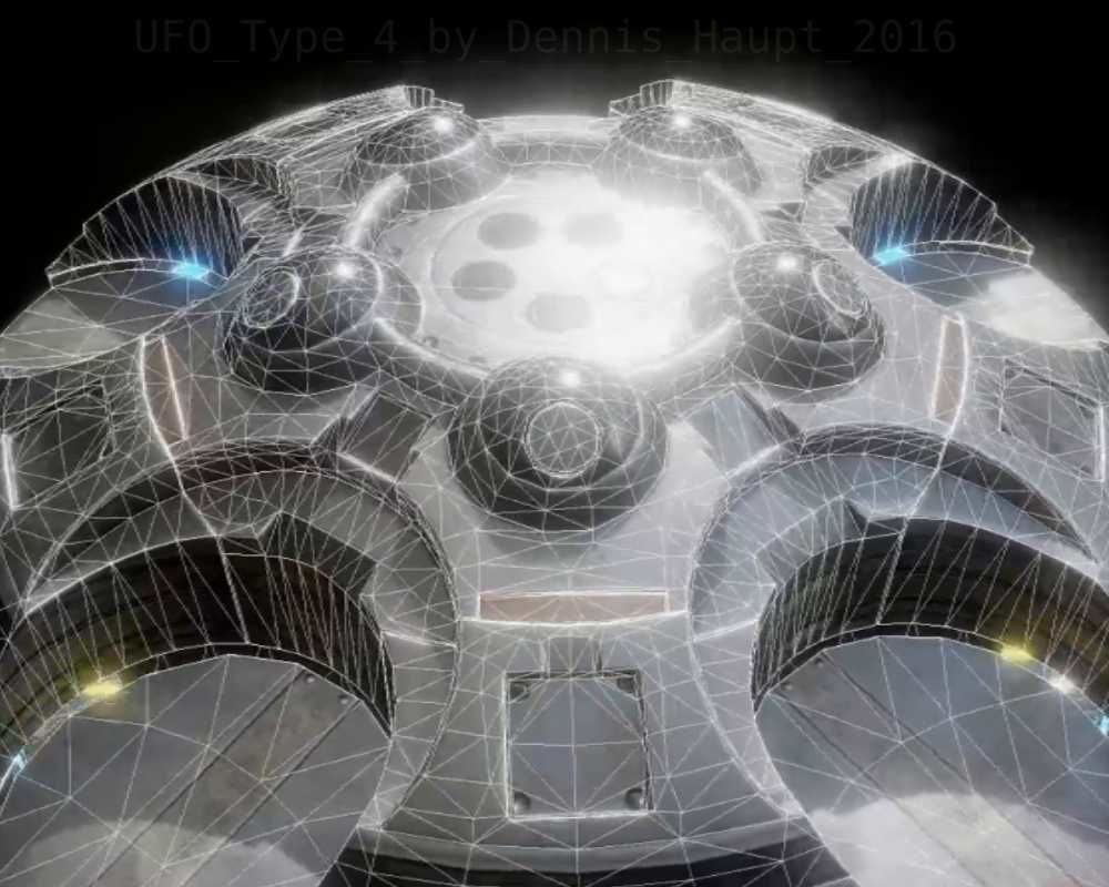 Ufo Pack Low-poly 3D model_71