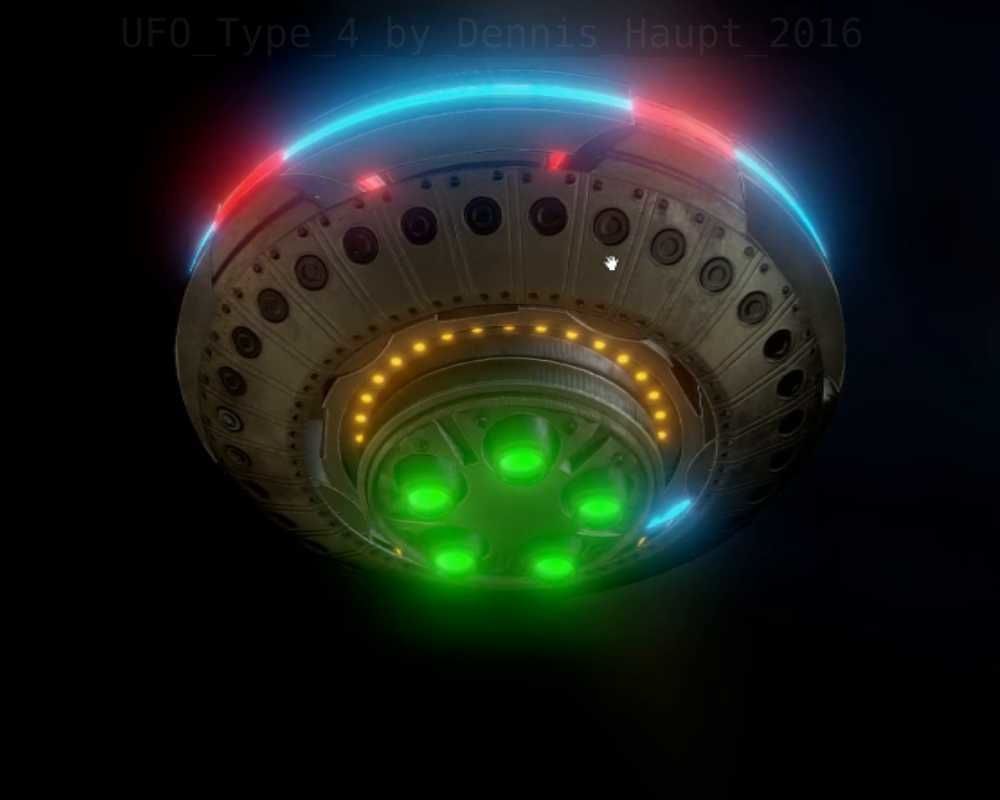 Ufo Pack Low-poly 3D model_50