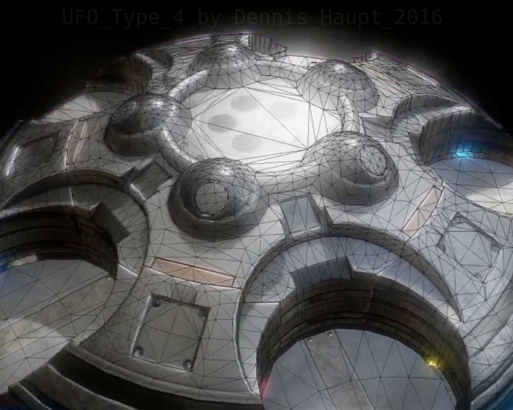 Ufo Pack Low-poly 3D model_68