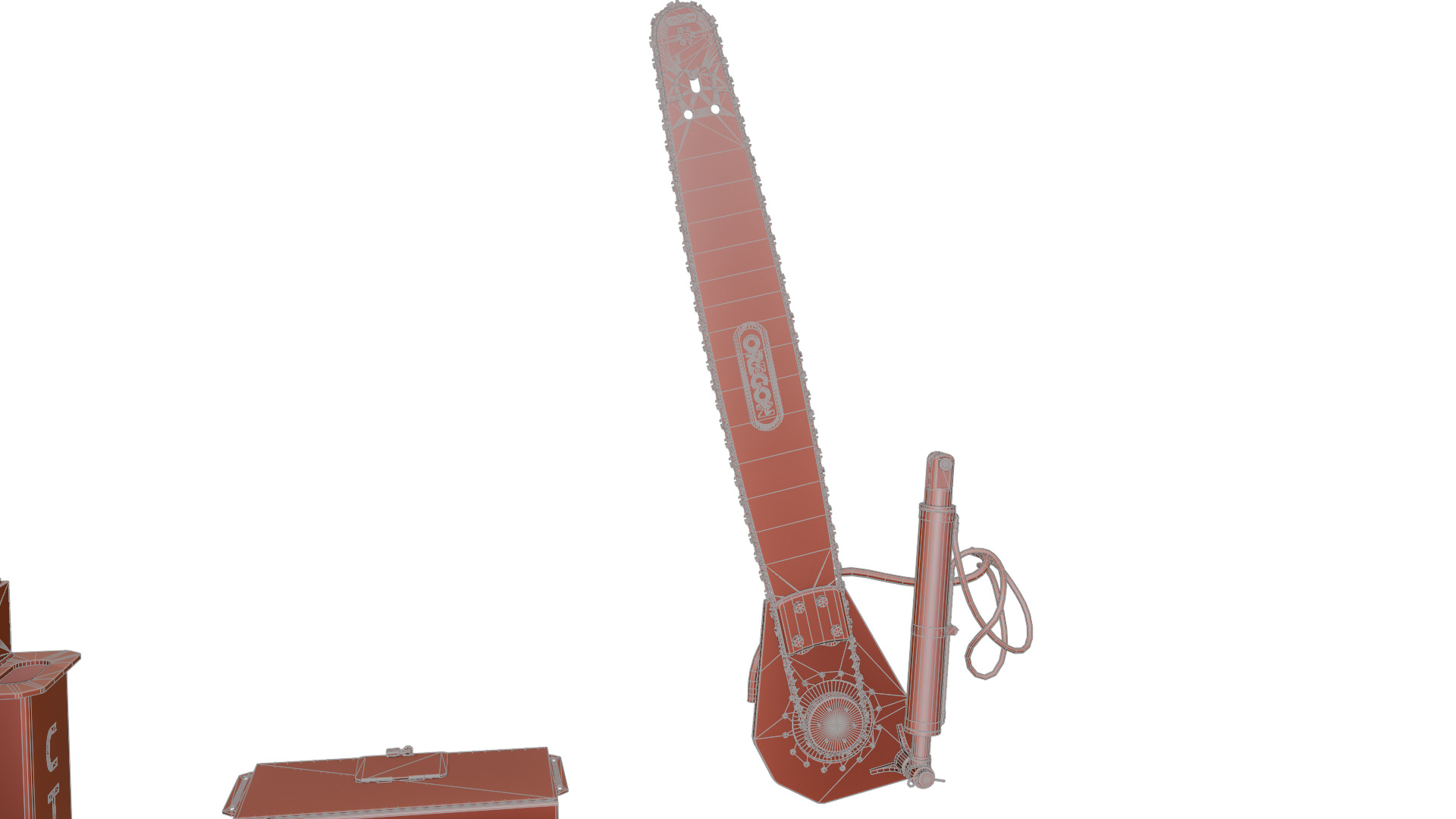 CTR 426 Pull-Through Delimber Trailer-Mounted Low-poly 3D model_20