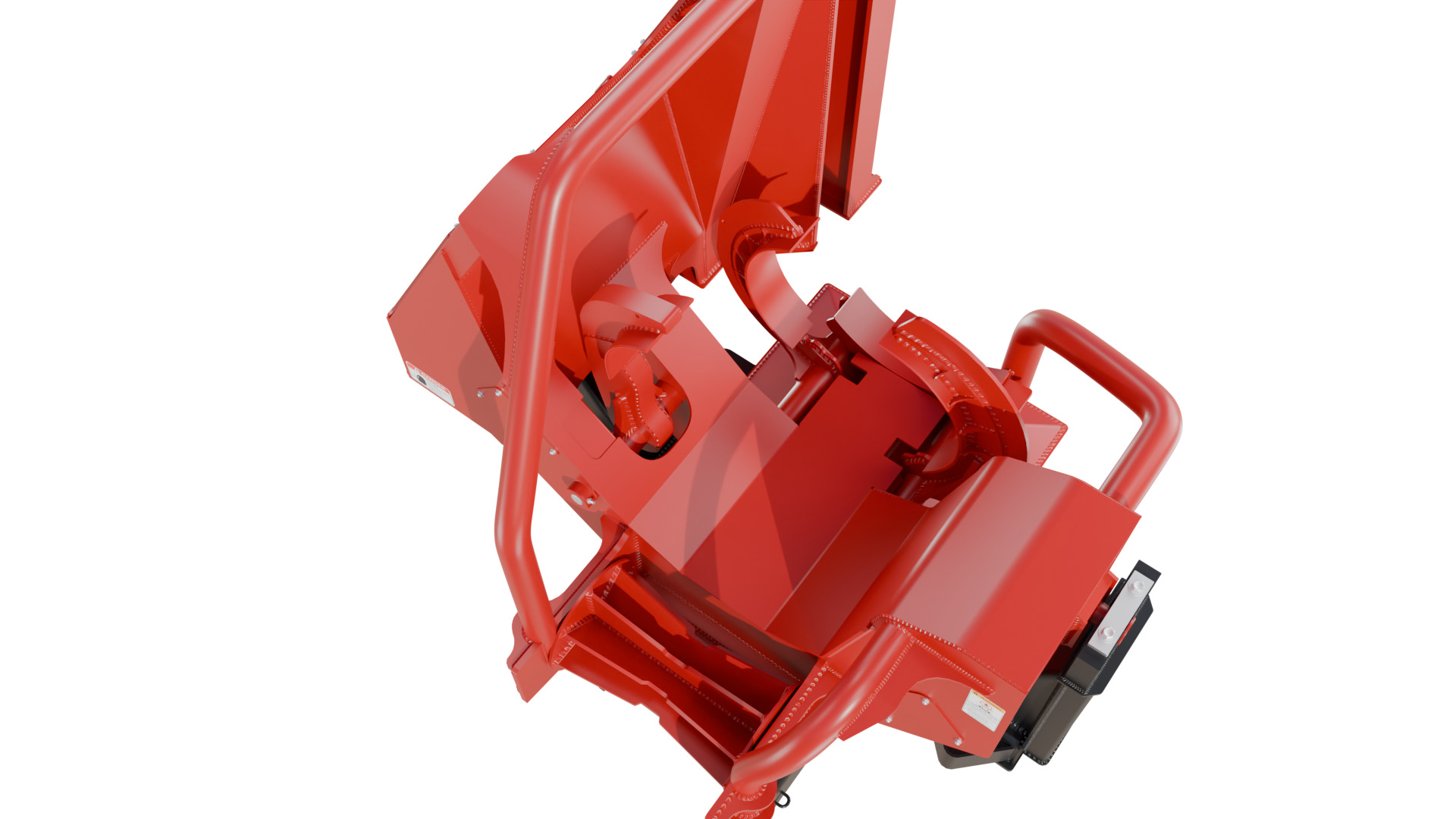 CTR 426 Pull-Through Delimber Trailer-Mounted Low-poly 3D model_2