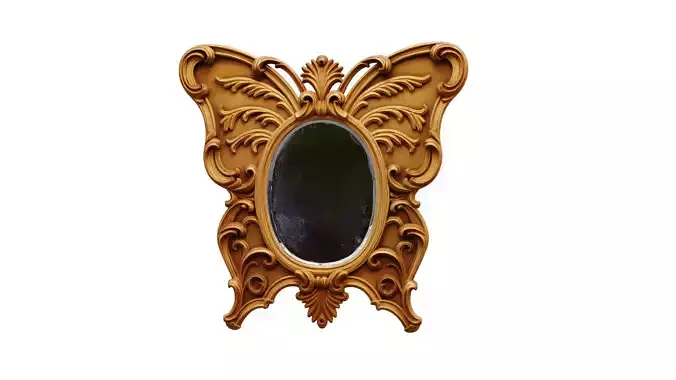 carved frame mirror cnc and 3d printing02