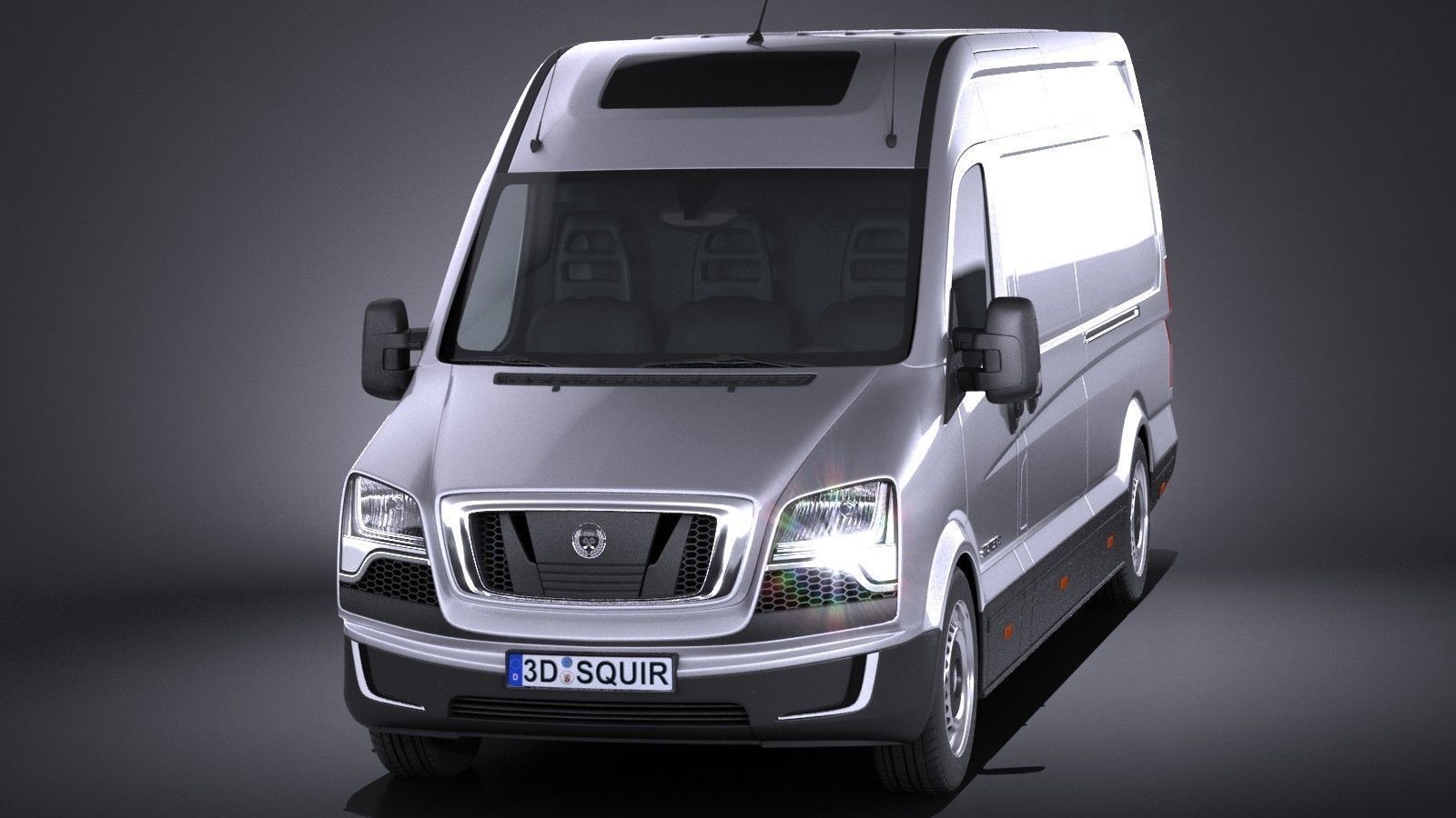 Generic Big Van 2016 3D model_1