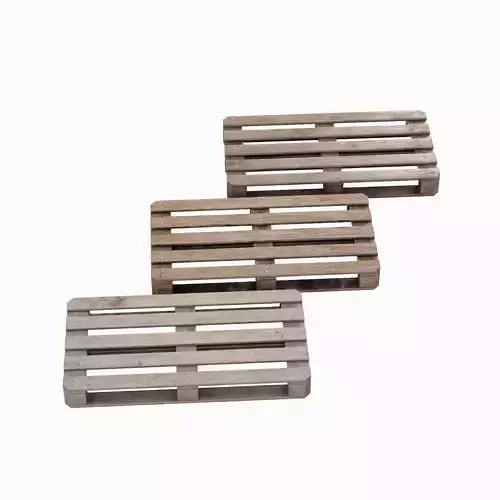 Wooden Pallet Set 3D model