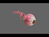 Eye Terror - Olho - Halloween Low-poly 3D model_1