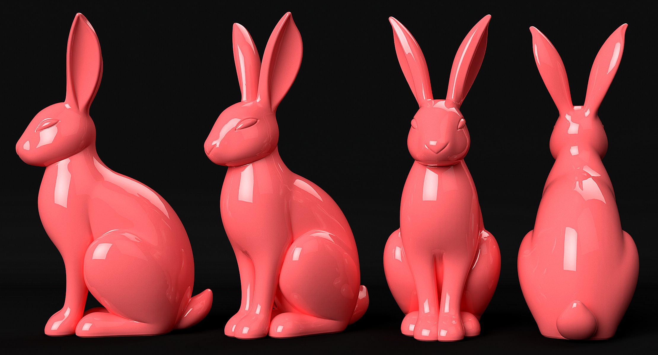 Rabbit 3D print model_9