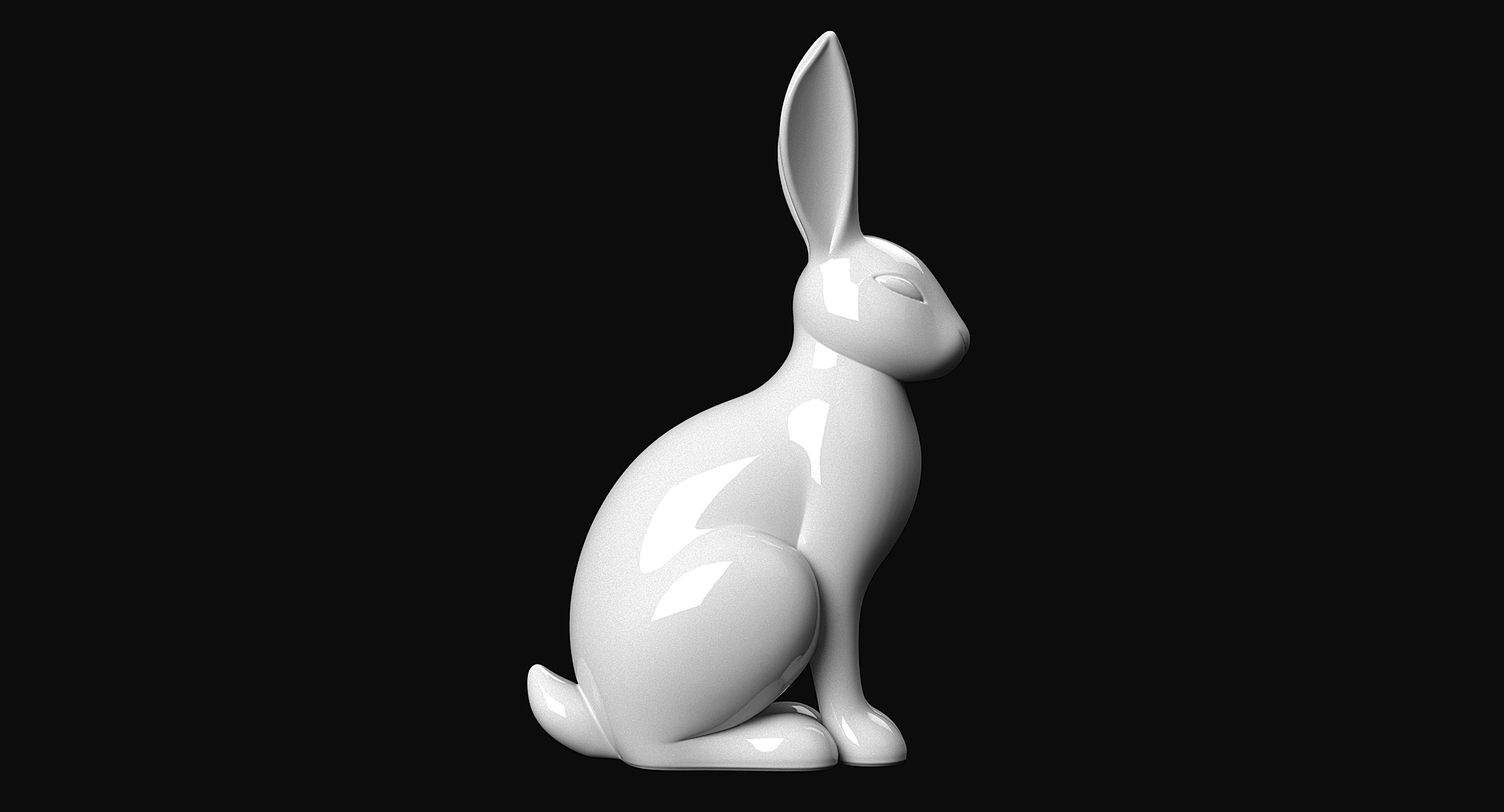 Rabbit 3D print model_7
