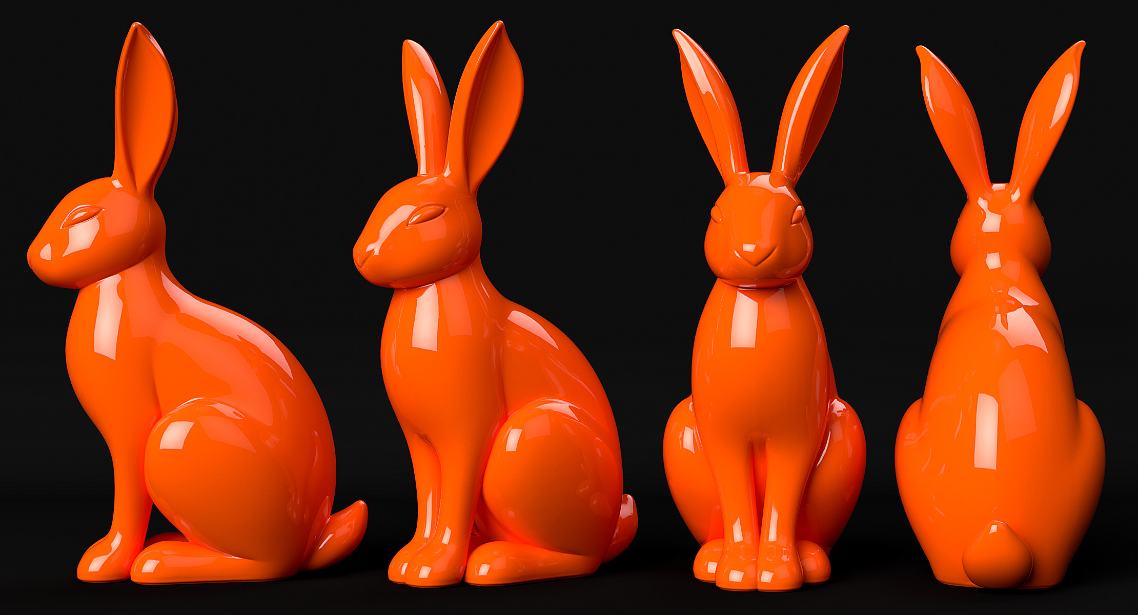 Rabbit 3D print model_10