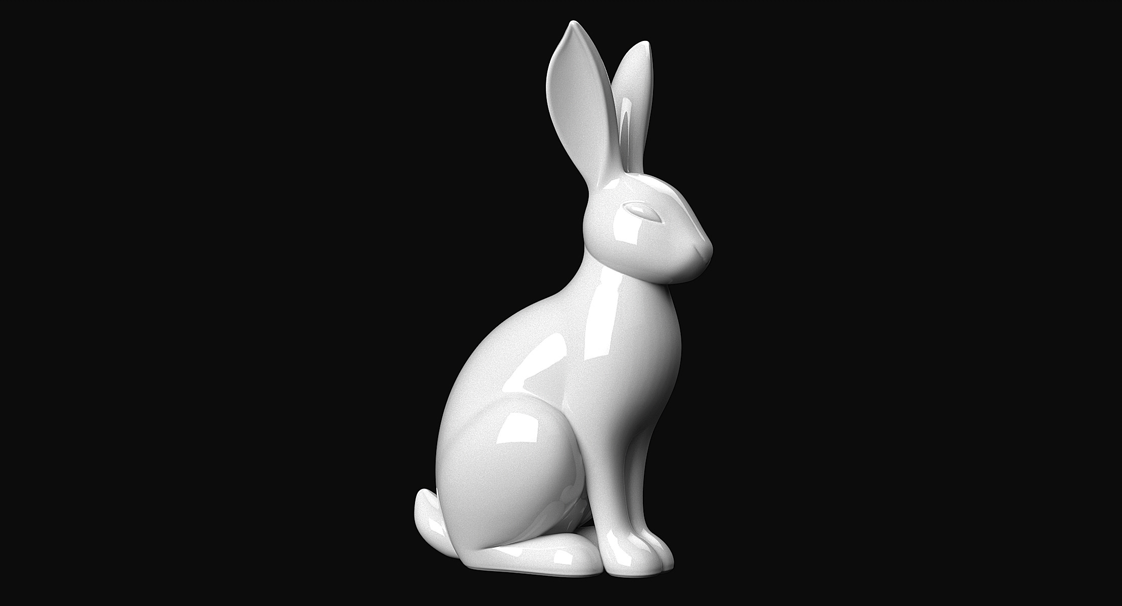 Rabbit 3D print model_6