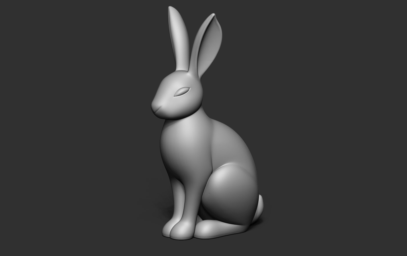Rabbit 3D print model_11
