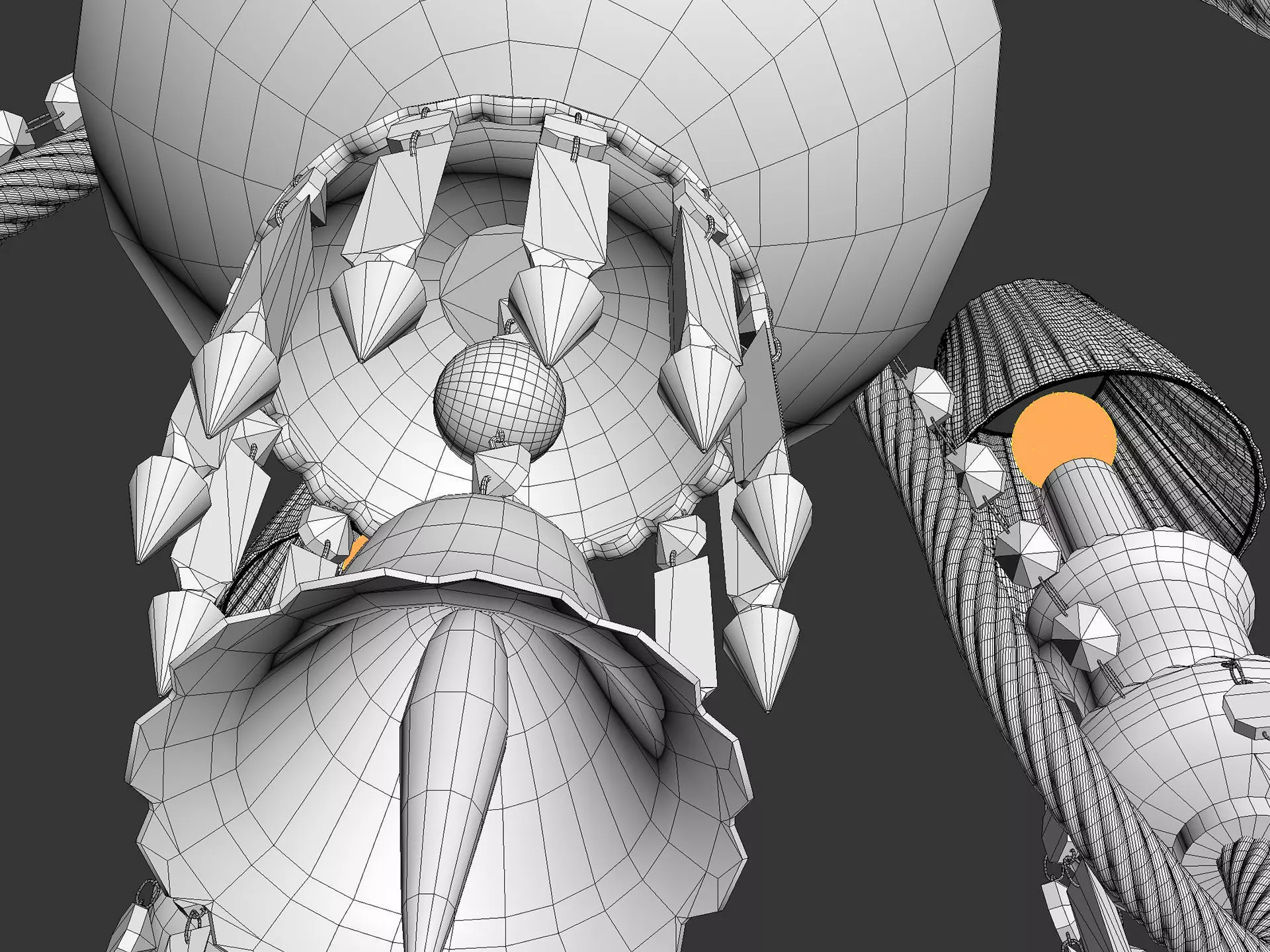 Crystal Chandelier Illuminati MD1102710-6A in Baccarat Style 3D model_12