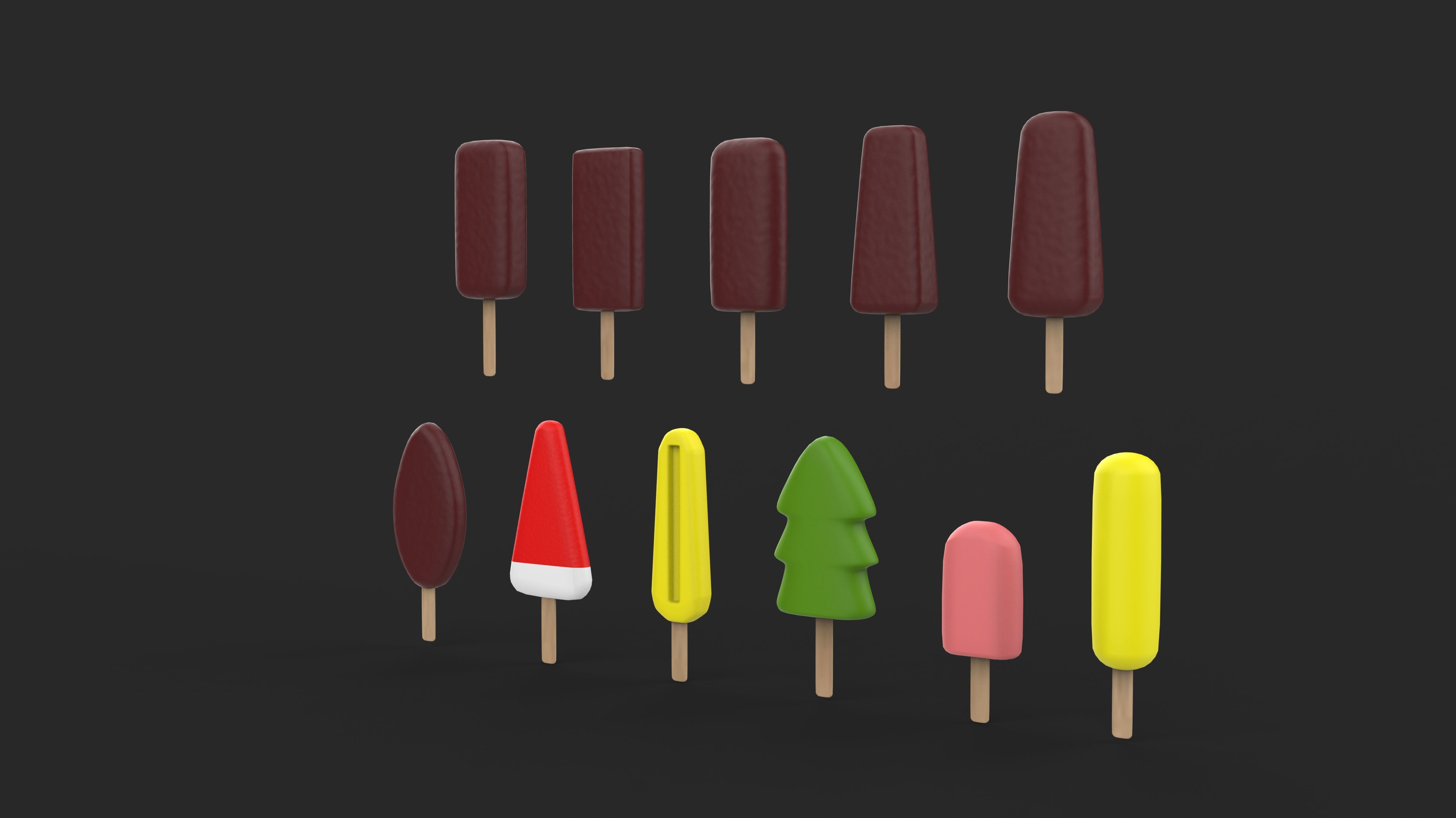Ice Cream 3D model_3