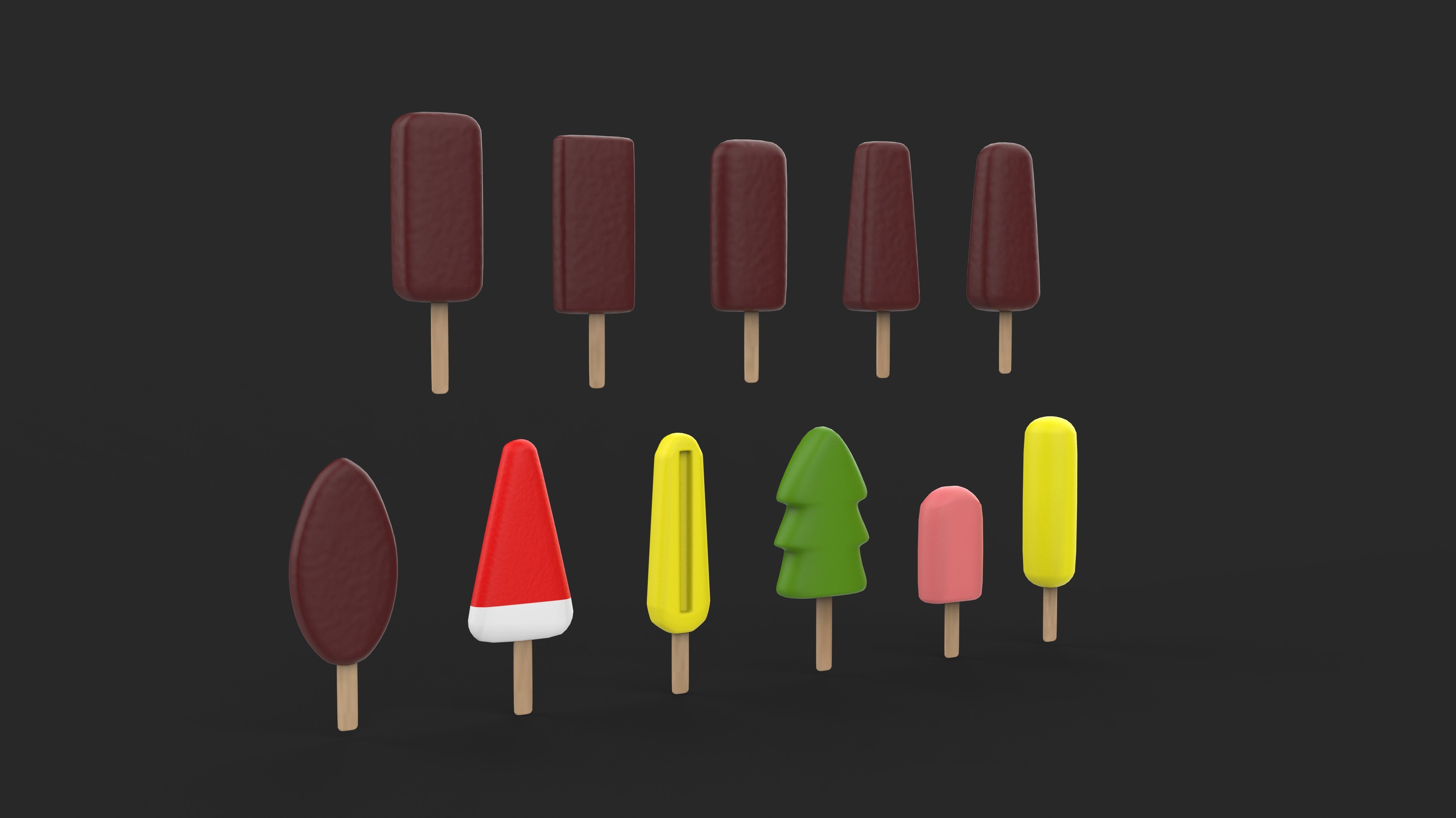 Ice Cream 3D model_4