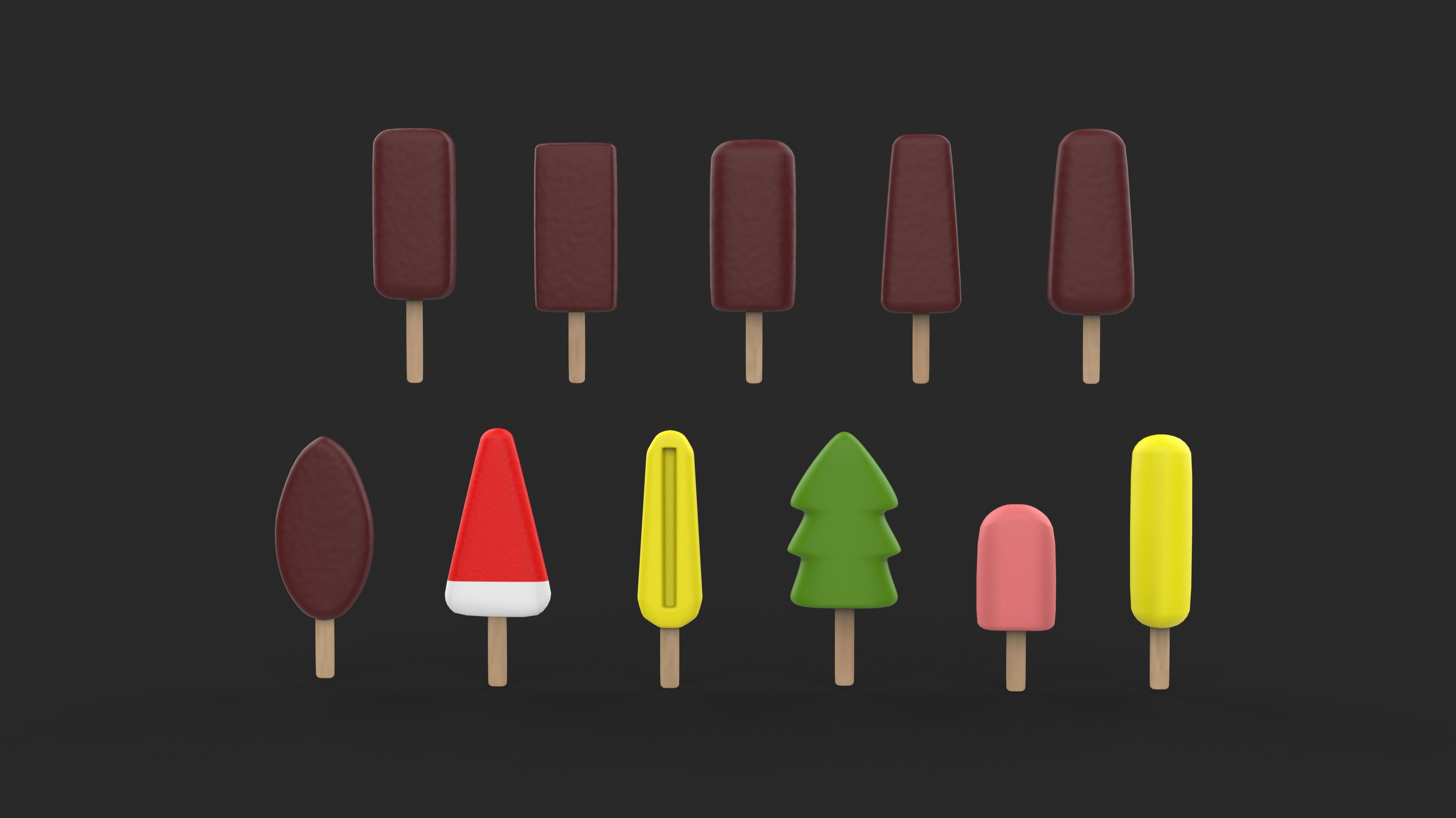 Ice Cream 3D model_2