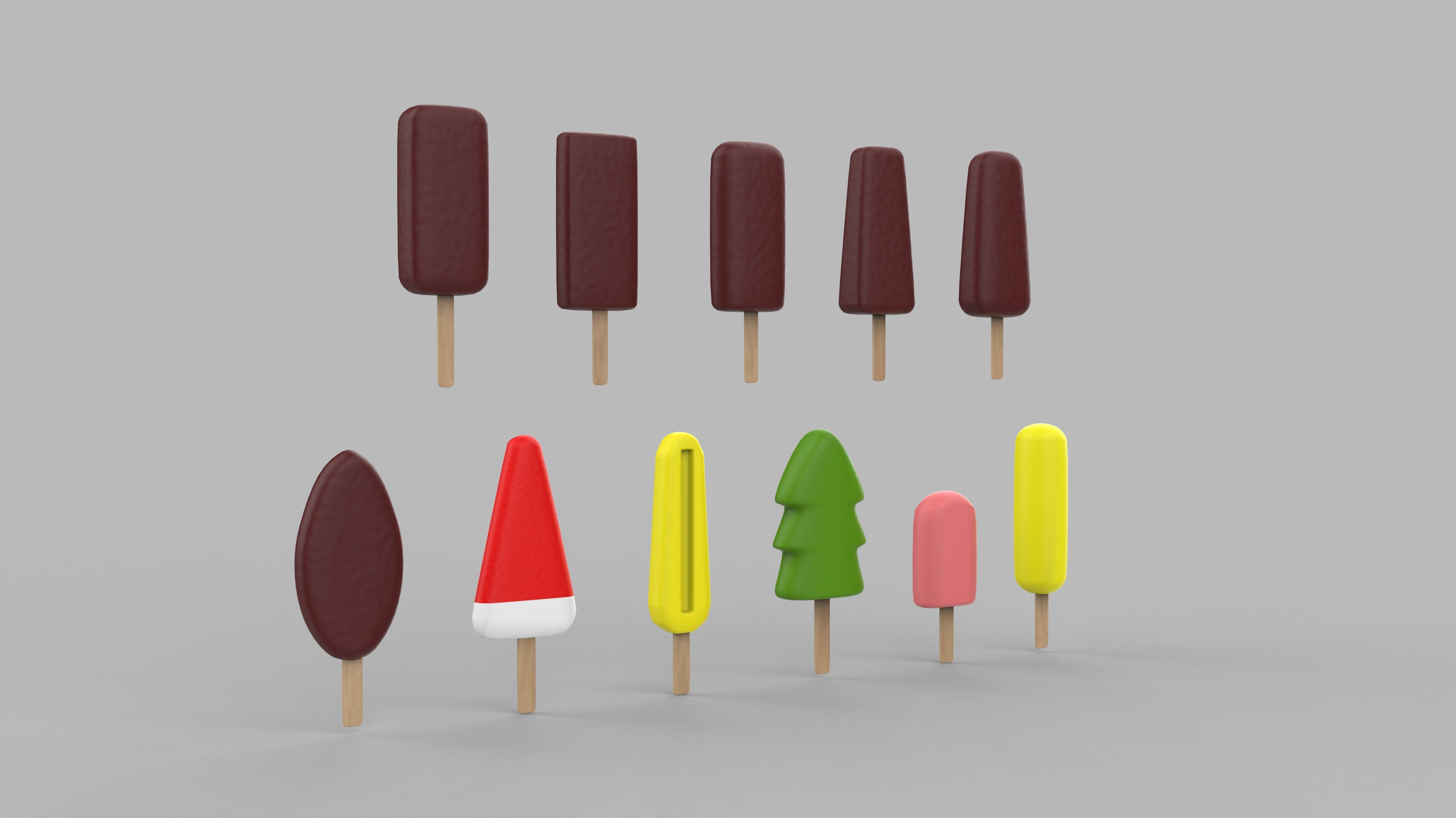 Ice Cream 3D model_7