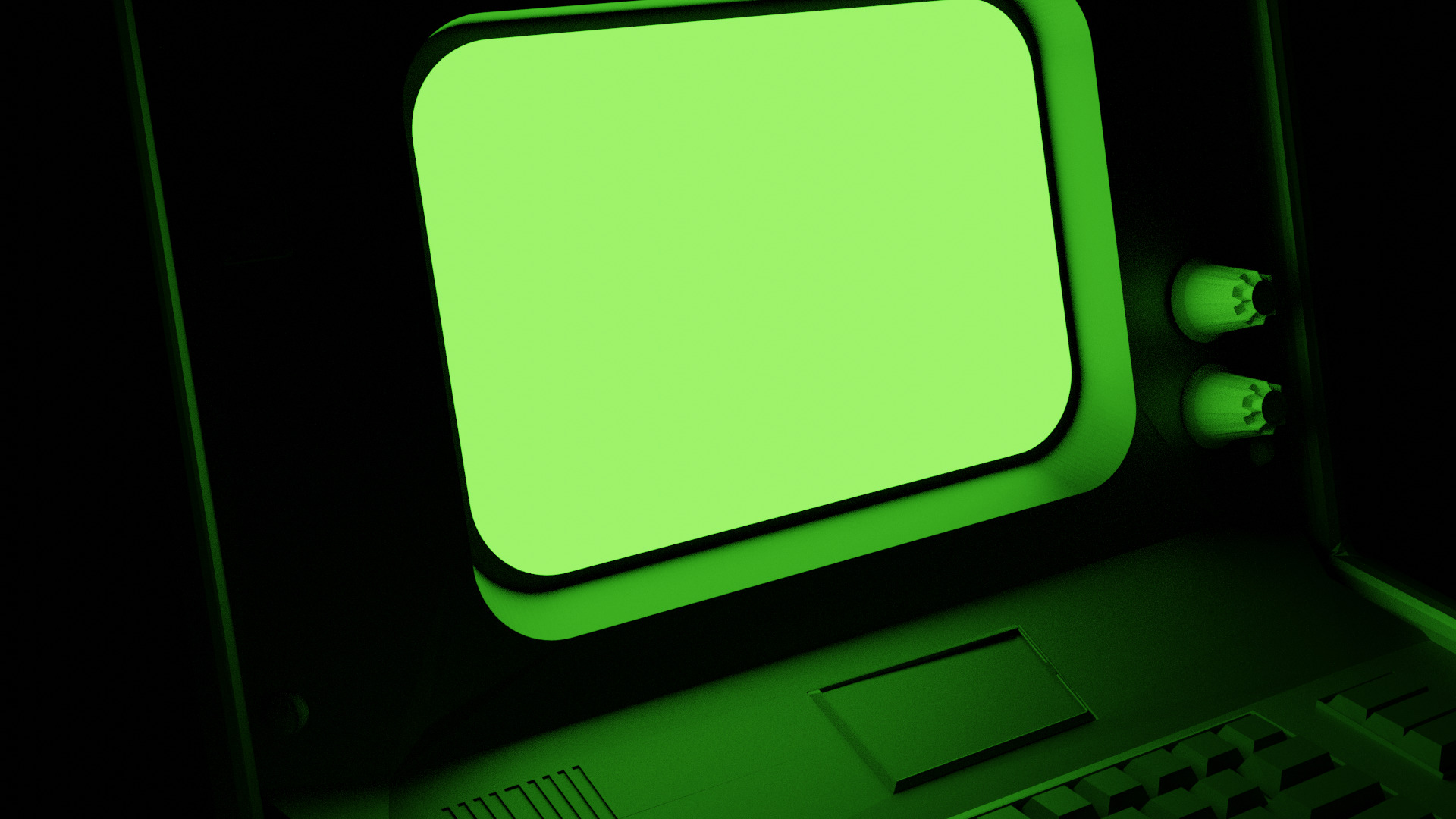 Low Poly Vault Terminal Fallout Game Ready Low-poly 3D model_2