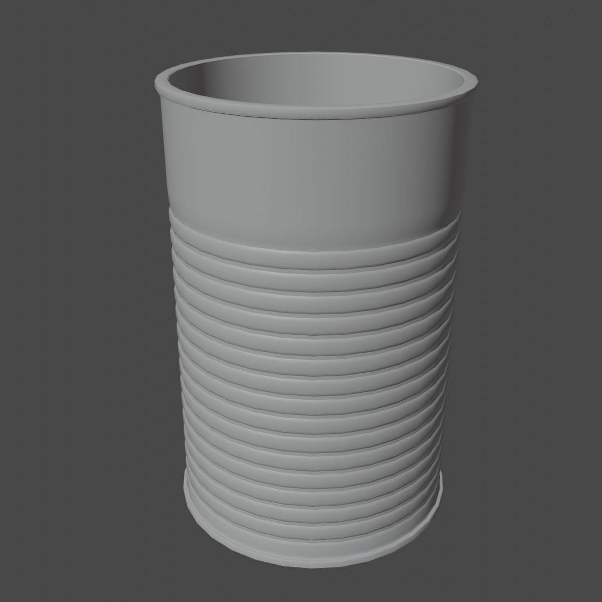 Tin Can Set Low-poly 3D model_13