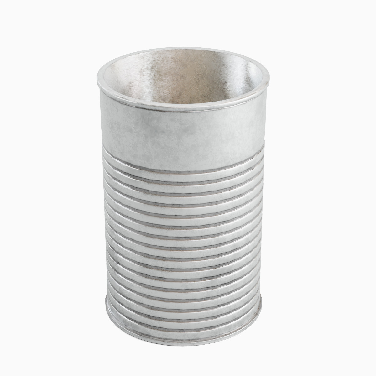 Tin Can Set Low-poly 3D model_4