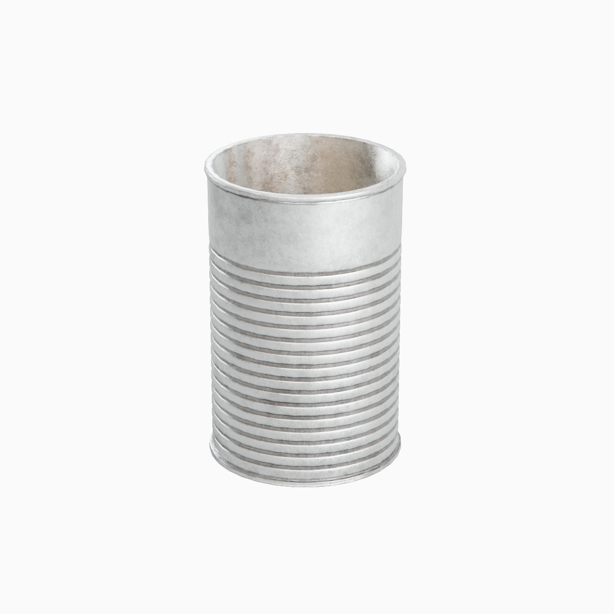 Tin Can Set Low-poly 3D model_6
