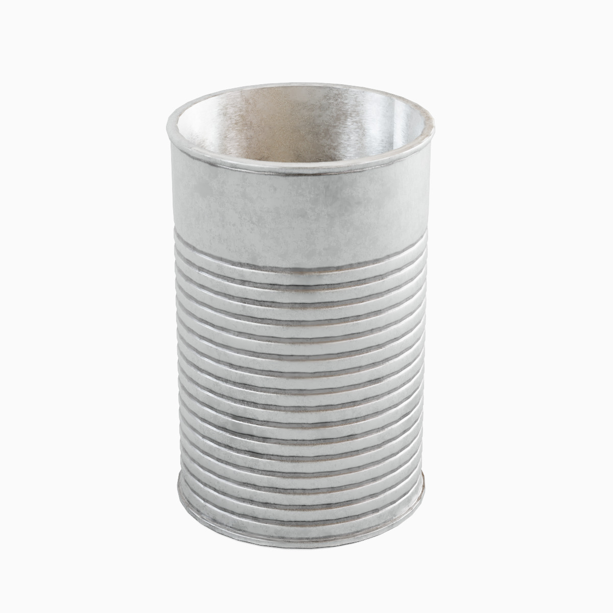 Tin Can Set Low-poly 3D model_5