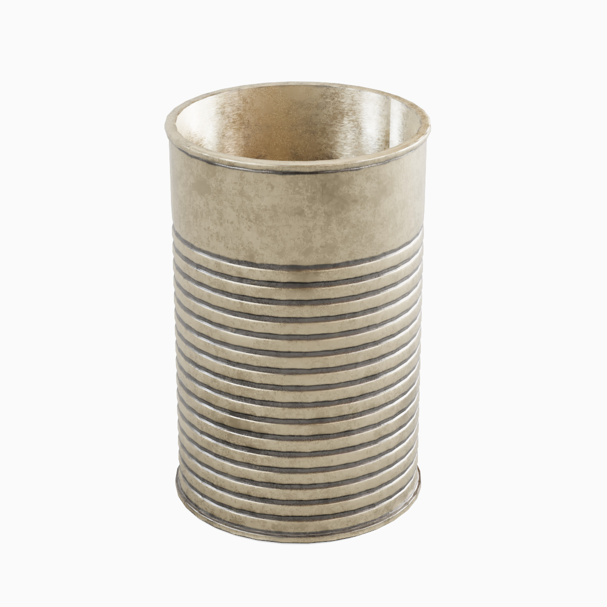 Tin Can Set Low-poly 3D model_11