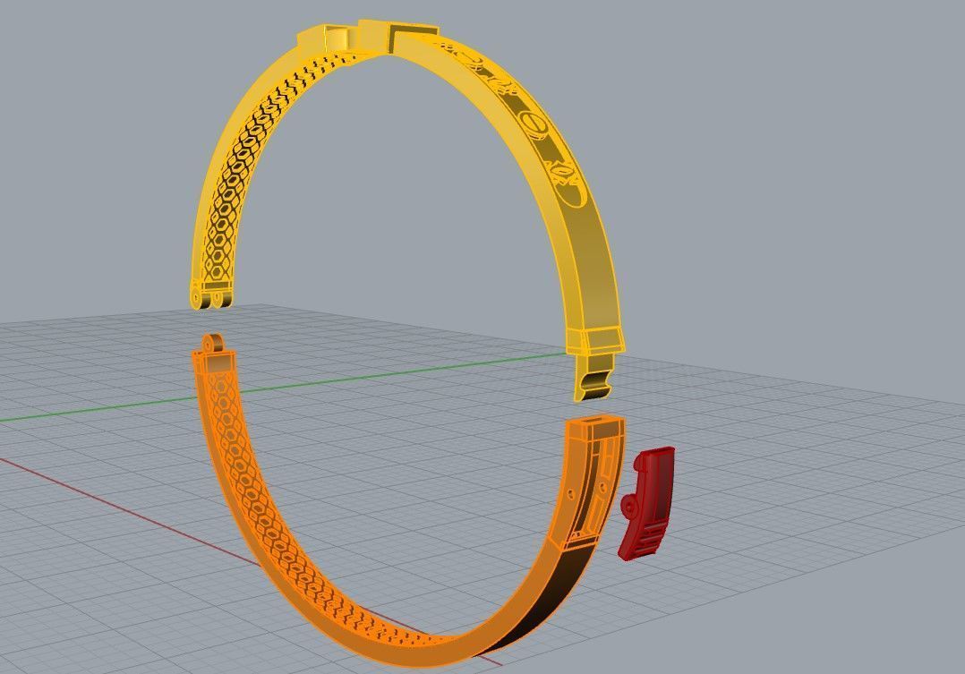 Branded enamel set 3D print model_6