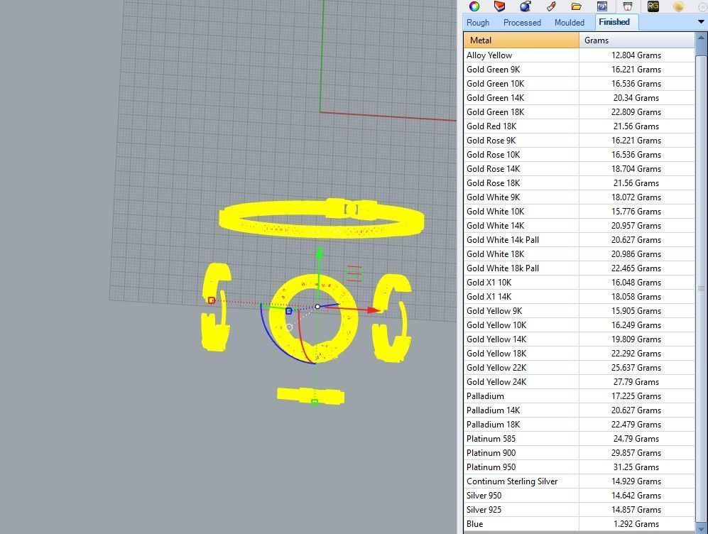 Branded enamel set 3D print model_8