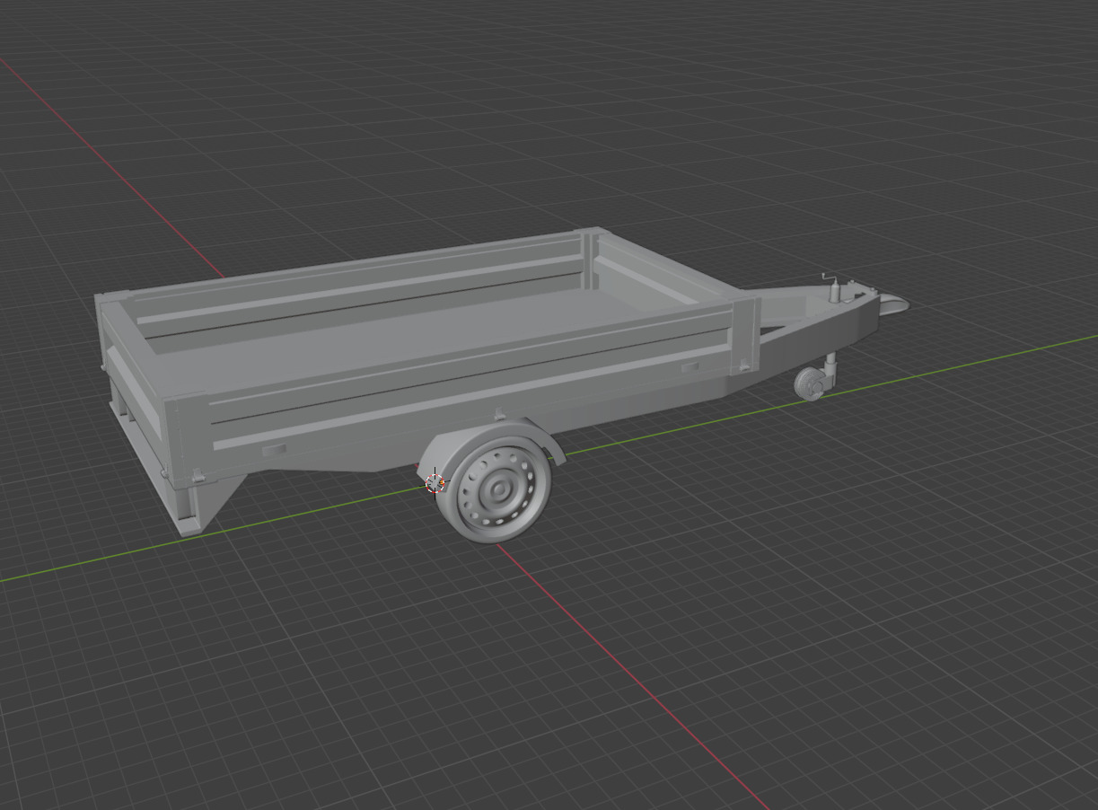 Standard Dropside Trailer 3D print model_3