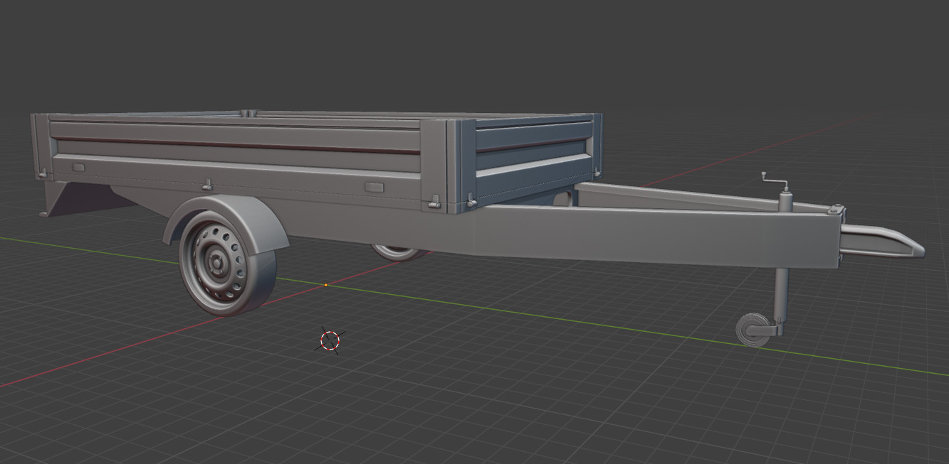 Standard Dropside Trailer 3D print model_4